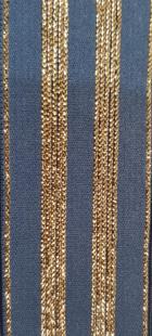 ELASTIQUE JEAN RAYURES LUREX OR 30MM