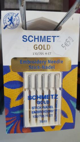 SCHMETZ Aiguilles GOLD 75/11