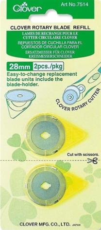 CLOVER Lames pour Cutter Rotatif 28mm