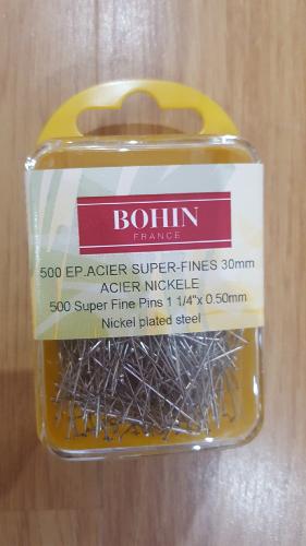 BOHIN Epingles Super Fines Acier